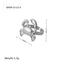 Ocean Starfish Shell Stainless Steel Ring_CWMM12421