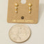 Mini Star Layered Drop Earrings