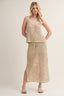 Woven Coast Midi Skirt