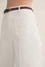 Belted Front Tuck Detail Pants