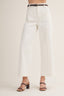 Belted Front Tuck Detail Pants