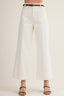 Belted Front Tuck Detail Pants