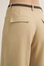 Belted Front Tuck Detail Pants