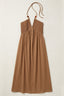 Halter Neck Midi Dress