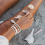 Blue Lagoon Sea Stone Bracelet