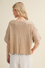 Short Sleeve Button Down Top