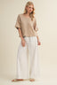 Short Sleeve Button Down Top