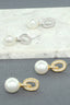 Gold Plated Pearl Drop Earrings