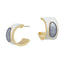 Navy Huggie Hoop Earrings