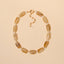 Marbled Cylinder Bead Necklace