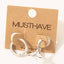 Fish Tail Huggie Earrings