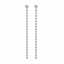 Disc Chain Drop Earrings (J25)