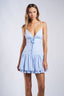 Gingham Blues Mini Dress