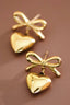 18K Gold Plated Waterproof Stainless Steel Drop Earrings - 7628
