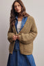 Olive chunky knit cardigan sweater 