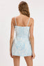 IVY MANTRA PATTERN TILE BORDER MINI DRESS