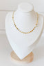 Beckett Disc Necklace 18k Gold Plated