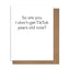 Tiktok Years Old - Funny Birthday Card