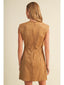 Suede Mini Dress