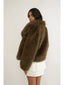 Shawl Faux Fur Coat