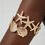 Starfish Shell Wrap Arm Cuff