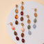 Dangle 3 Tier Stone Earrings