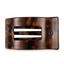 Flat Rectangle Hair Clip | Large | Tortoise