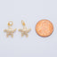 18K Gold Filled Sea Starfish Charm