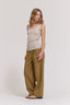 ribbed scoop neck tank top
