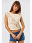 Suede Fringe Top