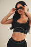 Contrast Thread Sports Bra