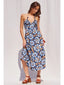 Blue Bloom Maxi Dress
