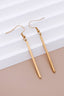 18K Gold Plated Waterproof Stainless Steel Drop Earrings - 6976