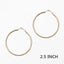 Worn Gold Hoops