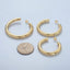 24K Gold Filled Minimalist Hoop Earrings