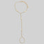 Cz Marquise Hand Chain Bracelet