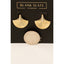 Gold Dipped Tower Fan Earrings