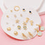 10 Pair Mixed Sea Life Stud Earrings Set