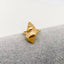 Texture Design 18K Gold Plated Conch Ring - FGS