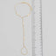 Cz Marquise Hand Chain Bracelet