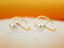 18k Gold Filled Pearl Earrings (K349)