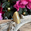 18ct Gold Plated White Jade Adjustable Ring