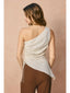 Linen Asymmetrical Top