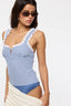 Gingham Eyelet Bodysuit