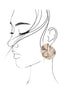 Gold Rigid Edge Earrings