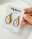 Clay Oyster Earrings