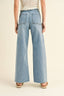 WIDE LEG DENIM PANTS