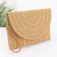 Handmade Metallic Braided Envelope Clutch