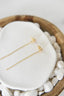 Teddi Dainty Chain Link 18k Gold Stud Earrings