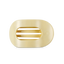 Flat Round Hair Clip | Medium | Butter Yellow